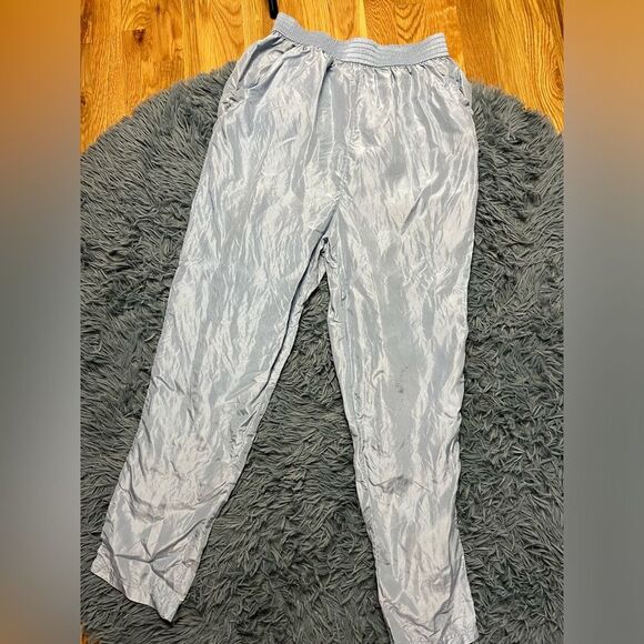 Vintage Blue Silk Pull on Pants Size S - Picture 1 of 4